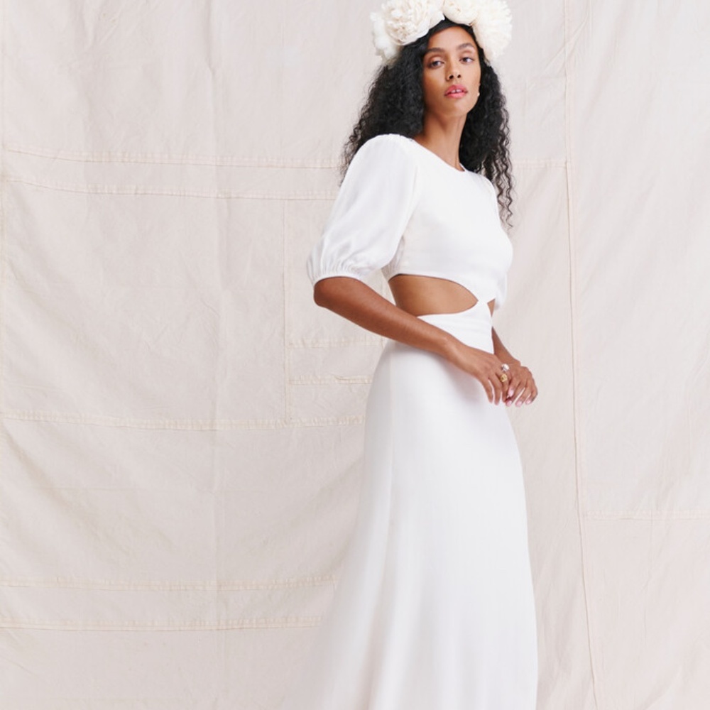 NWT Reformation Tory Dress (IVORY)